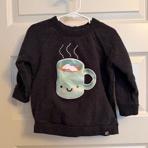 Whistle & Flute 5/6T Hot Chocolate sweatshirt